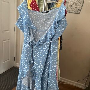 SHEIN SUNDRESSES BLUE AND RED 2X